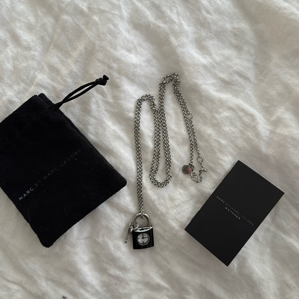 Marc Jacobs Watch Pendant Lock with Key